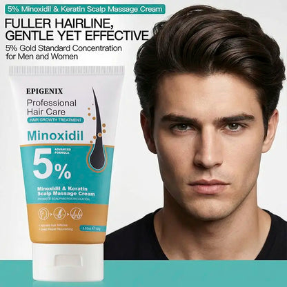 𝐎𝐟𝐟𝐢𝐜𝐢𝐚𝐥 𝐔𝐒 𝐒𝐭𝐨𝐫𝐞 ⭐💖🇺🇸  | Regrow Thicker Hair: EPIGENIX® 5% Minoxidil Pre-Shampoo Cream (No Grease!)