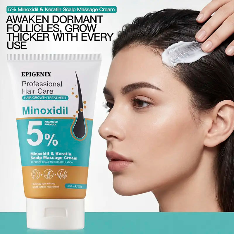 𝐎𝐟𝐟𝐢𝐜𝐢𝐚𝐥 𝐔𝐒 𝐒𝐭𝐨𝐫𝐞 ⭐💖🇺🇸  | Regrow Thicker Hair: EPIGENIX® 5% Minoxidil Pre-Shampoo Cream (No Grease!)