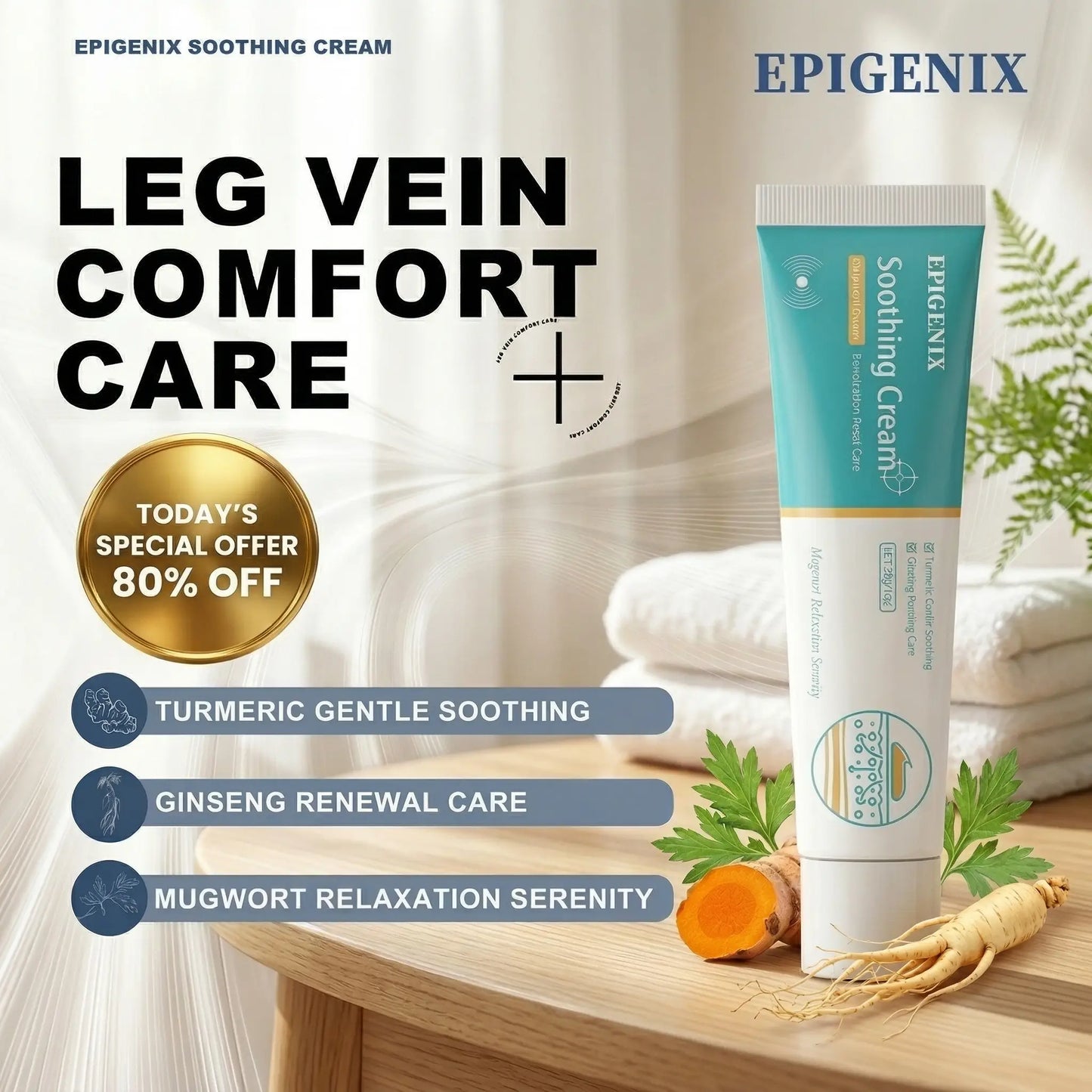 𝐎𝐟𝐟𝐢𝐜𝐢𝐚𝐥 𝐔𝐒 𝐒𝐭𝐨𝐫𝐞 ⭐💖🇺🇸  | EPIGENIX® 🛑 Instant Varicose Vein Relief Cream | Erase "Earthworm" Veins Fast & Stop Pain